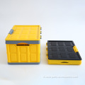 Aangepaste multifunctionele gele plastic auto -kofferbakorganisator